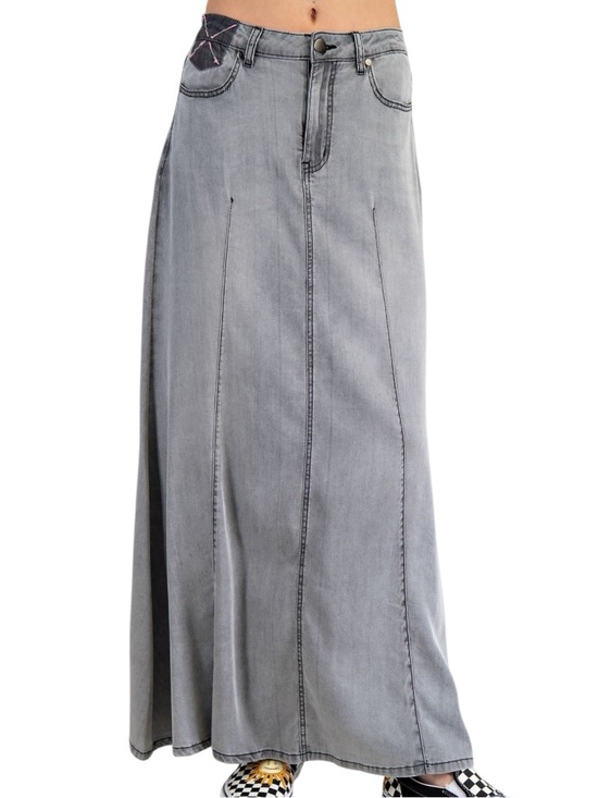 easel Dresses & Skirts - 890:  EASEL NWT SKIRT BLACK DENIM (H20)